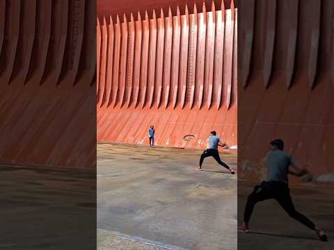 शिप के अंदर क्रिकेट केसे खेलते है ? How  Does Cricket Play Inside a Ship. #short