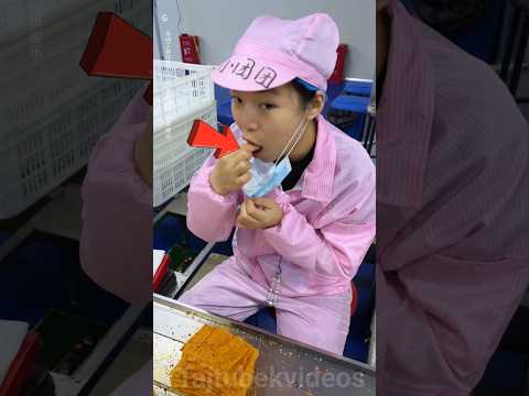 The manager caught the girl eating#shortvideo