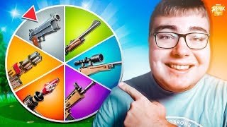 ¡FORTNITE REMIX CAPÍTULO 2 Pero una RULETA Decide MI RAREZA de ARMAS! 🫣 - ByLavaro19