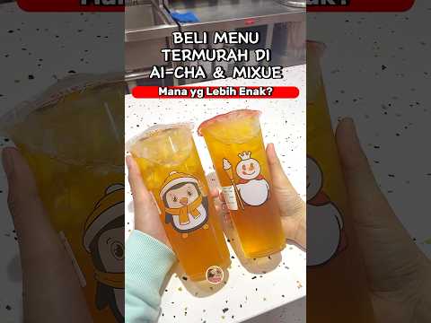 "Perbandingan Rasa: Cobain Menu Termurah di Mixue dan Aicha!" #shorts #mixuevsaicha