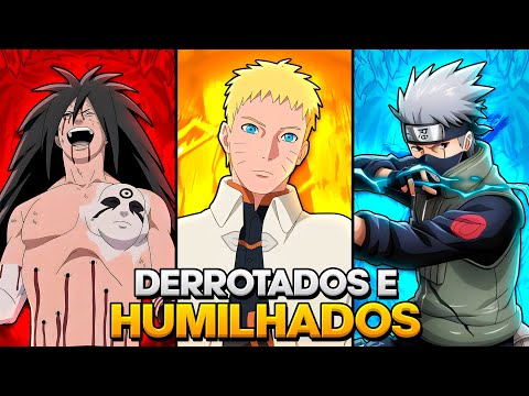 NINJAS TEMIDOS QUE JÁ FORAM HUMILHADOS EM NARUTO E BORUTO