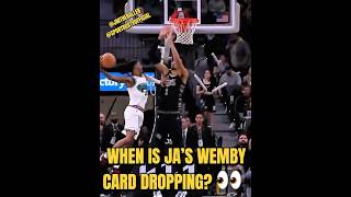 WHEN JA PUT WEMBY ON A POSTER‼️😱😳😨 #nba #jamorant #dunk #wembanyama #posterized #poster #fyp