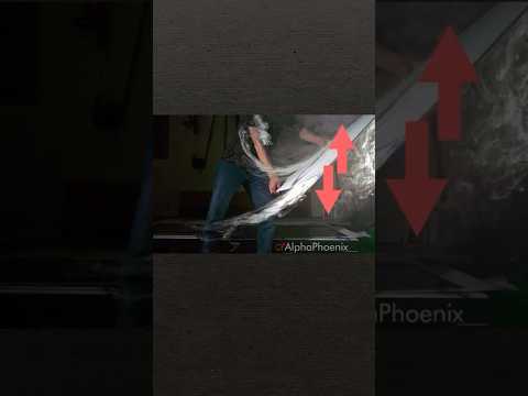 Weighing a paper airplane WHILE IT'S FLYING. #physics #slowmo