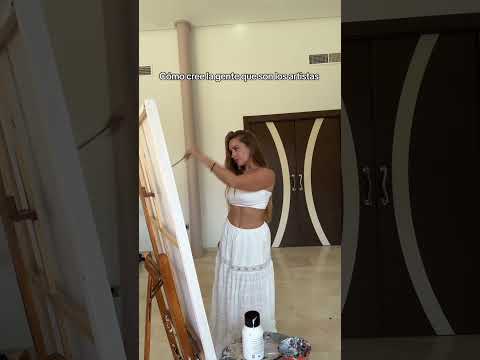 Cómo cree la gente que son los artistas y cómo realmente son #artistas #arte #pintura #art