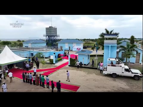 🔴🅻🅸🆅🅴: RAIS DKT. SAMIA AKIFUNGUA MRADI WA MAJI LAMADI WILAYA YA BUSEGA