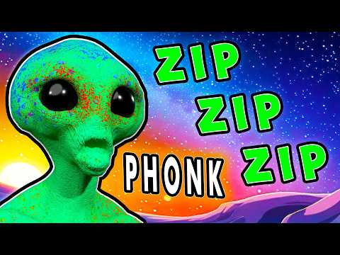 ZIP ZIP ZIP 👽 ALIEN PHONK FUNK | ALIEN BAILANDO 2024