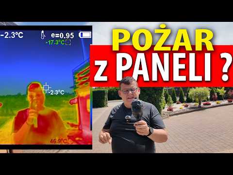 UWAGA !!! Jak uchronić się przed pożarem FOTOWOLTAIKI ? Termowizja VISIXON
