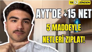 🔥20 günde AYT'de Netleri ZIPLAT! 5 madde #yks2025