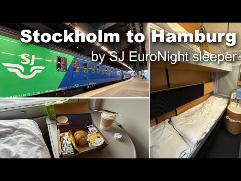 Stockholm to Hamburg by SJ sleeper train