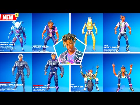 Juice WRLD Fortnite doing Glitchy Built-in Emote & Funny Dances