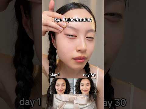 Gets rid of undereye puffiness & dark circles with these simple face yoga moves in JUST 2 mins👀✨