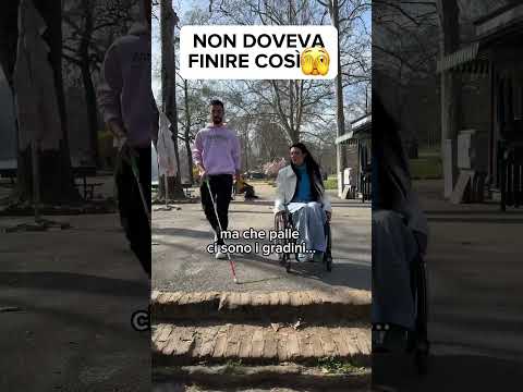 Non doveva finire così 🫣 #cecità #ipovisione #ironia #ridere