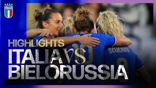 Highlights: Italia-Bielorussia 1-1 | Femminile | Play-off Mondiale 2027