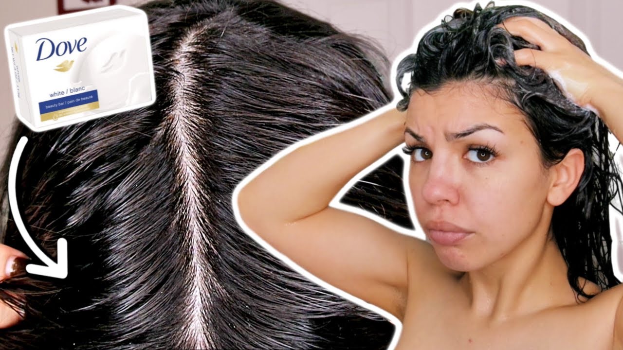 I washed my hair with dove soap - Audrey Victoria