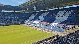 MSV Nordkurven Choreographie der Duisburg Fans zum Saisonauftakt gg SV Meppen 