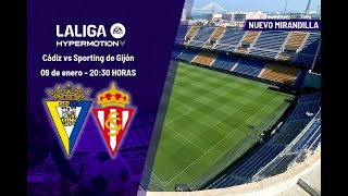 CADIZ VS SPORTING GIJÓN EN DIRECTO  | LIGA HYPERMOTION 2025/2026