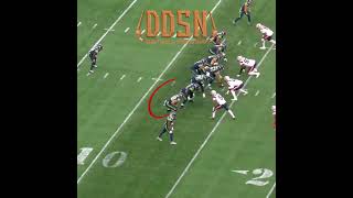 AJ Barner with TWO Beautiful Blocks for Jadarian Price, 12 Yards #nfl #nflhighlights #nflshorts