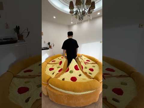 DIY làm giường pizza độc đáo #diy #caitaonha #decor