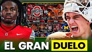 PREVIA WEEK 2 NCAA: TEXAS - OHIO STATE COMO PLATO FUERTE