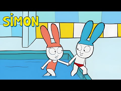 🏊‍♂️ ¡Salta, Simón! Primera vez en la piscina 🐰💦 | Simón | Episodios Completos Temp.1+4 | 1h