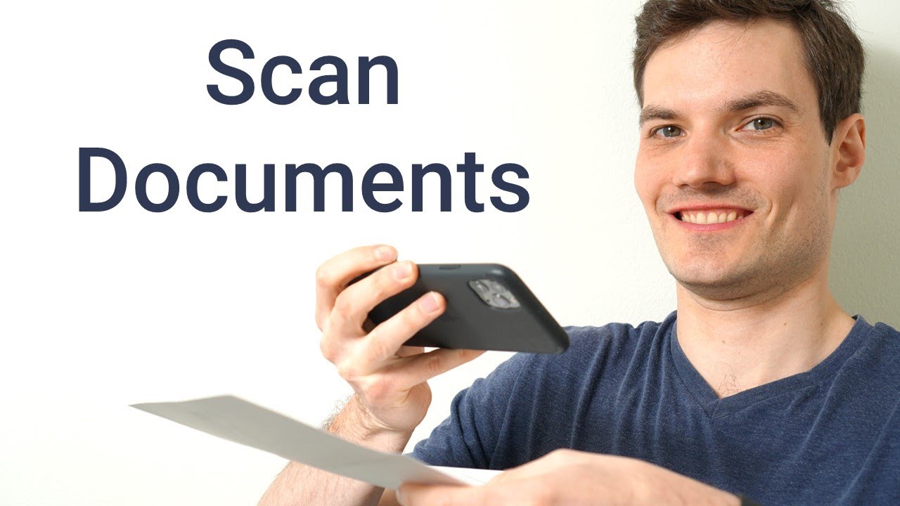 How to Scan a Document to your Phone - Kevin Stratvert