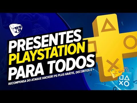 Playstation DANDO TONELADAS De PRESENTES, RECOMPENSA Do ATAQUE HACKER! PS PLUS GRÁTIS, DECONTOS e +