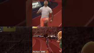オリンピックで陸上選手になってみたら色々凄いことに...😂😂【IShowSpeed】 #shorts