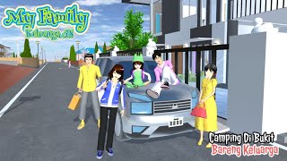 OTW Camping ke Bukit | My Family | Sakura School Simulator Drama