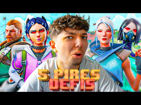 J'ai tenté les 5 défis les plus DURS sur Valorant !