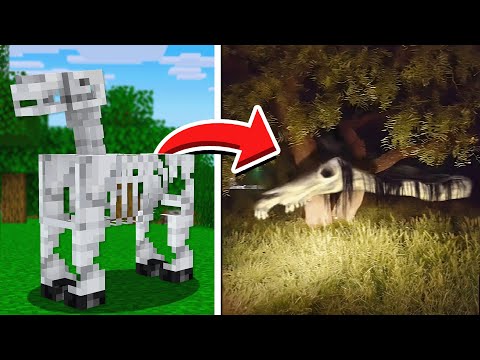 Mobs do Minecraft CAPTURADOS NA VIDA REAL o Filme