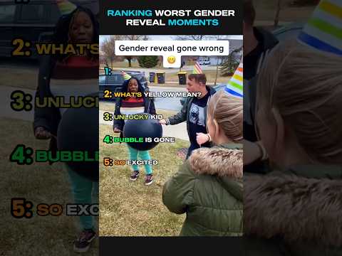 Ranking Worst Gender Reveal Moments