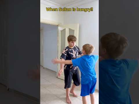 Sultan when he is hungry😂😂#family #sultanfayzo #shorts