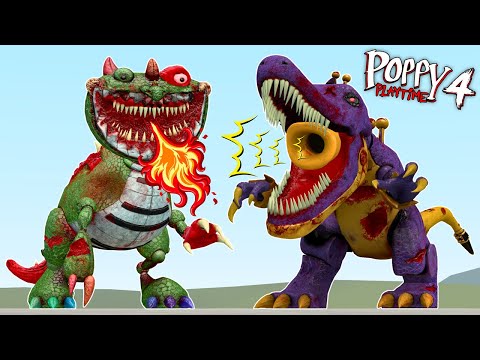 NEW CURSED SAXOSAURUS FROM PIANOSAURUS FAMILY POPPY PLAYTIME 4 In Garry's Mod