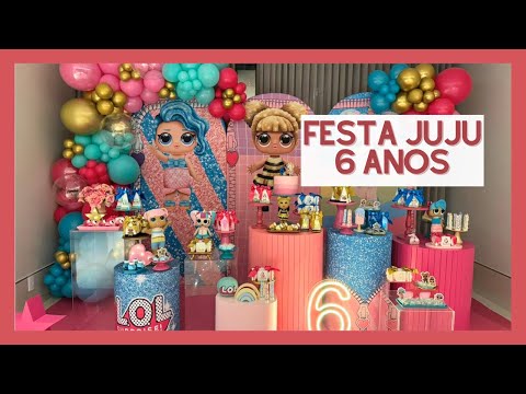 VLOG ANIVERSÁRIO JULINHA  - Festa de 6 anos tema LOL