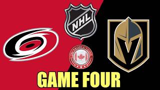 Vegas Golden Knights vs Carolina Hurricanes Game Four w/Johnny