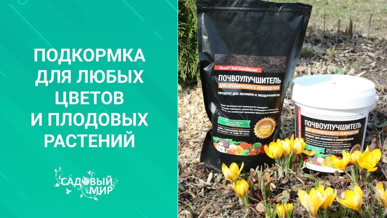 Подкормка для любых цветов и плодовых растений