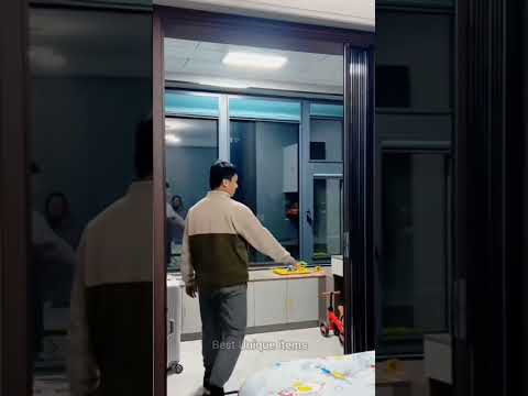 Crystal Folding Door #doors #crystals #homeimprovement #shorts