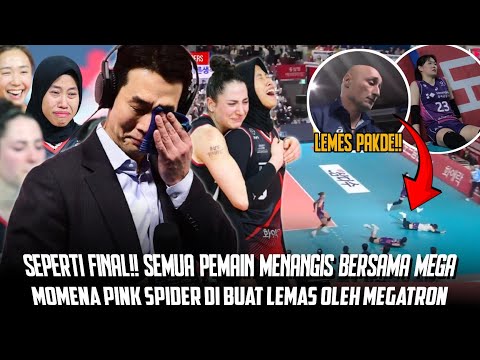 BARU KALI INI TERJADI "MEGA buat Seluruh Pemain & Staff MENANGIS" MOMEN LEMAS pemain Pink Spider