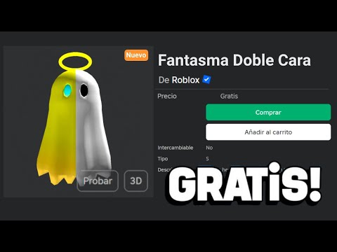 [SIN LIMITE] ¡RÁPIDO! ROBLOX TE REGALA UN AMIGO FANTASMA Y VARIOS ITEMS GRATIS !