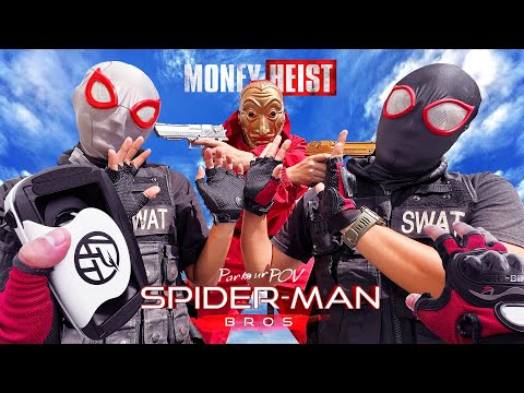 What If SPIDER-MAN Bros vs MONEY HEIST? Rescue POLICE Red!