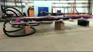 SWS 200A 200KW induction heating machine, big steel plate heating