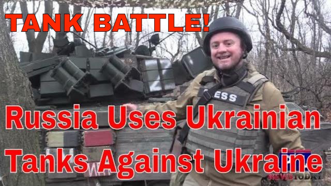 (Frontline Tank Battle) Russian Forces Use Captured Ukrainian Tanks Against Ukraine