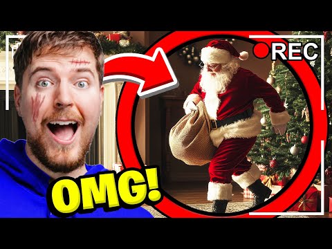 7 YouTubers Who CAUGHT SANTA CLAUS ON CAMERA! (MrBeast)