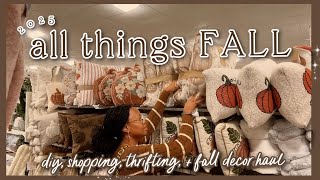 FALL 2025 SHOP & PREP WITH ME| easy fall diy projects, thrifting & autumn home decor haul *cozy* 🍂🤎🧦