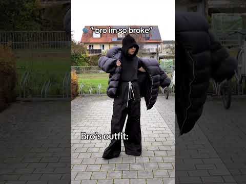 Broke broke broke #shorts #fashion #rickowens