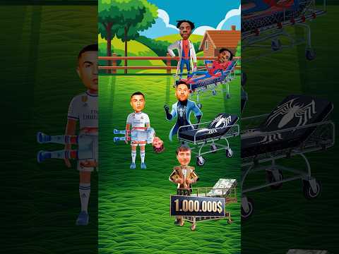 Who Will Heal Junior's Head? Ronaldo vs Messi vs Speed vs Mr Beast