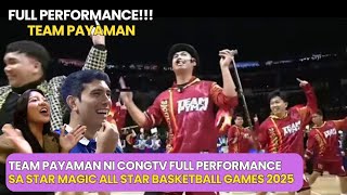 CONGTV Team Payaman SURPRISE PERFORMANCE sa Star Magic All Star Basketball Games 2025! IBANG KLASE!!