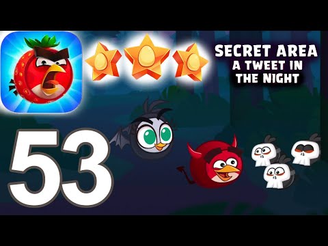 Angry Birds Reloaded A Tweet in the Light ⭐⭐⭐ 1  to 45 Walkthrough Part 53 (iOS)