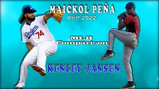 BASEBALL PROSPECT//MAICKOL PEÑA RHP 2022//PETE PLAYERS PROMOTIONS//KENLEY JANSEN