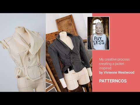 Vlog 06 - Mi proceso creativo diseñando una chaqueta inspirada en Vivienne Westwood 🌸 ENG SUBS 🌸